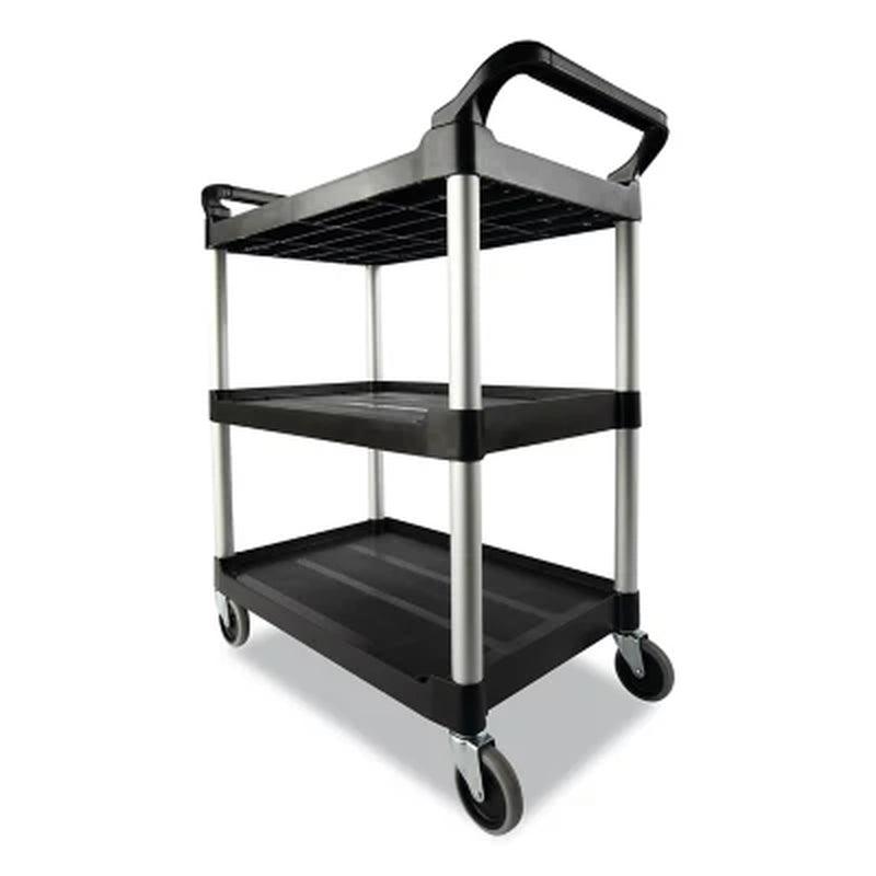 Rubbermaid Commercial Xtra Open Side 3-Shelf Utility Cart