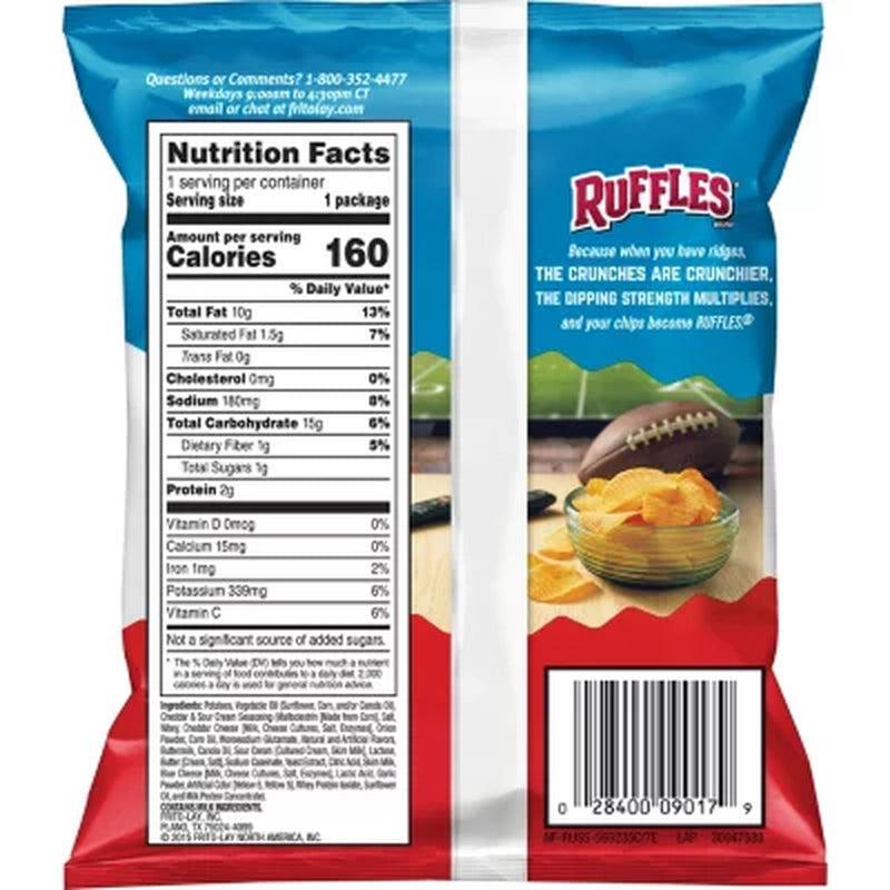 Ruffles Cheddar & Sour Cream Potato Chips (1 Oz., 50 Ct.)