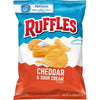 Ruffles Potato Chips, Cheddar & Sour Cream Flavored, 2.5 Oz