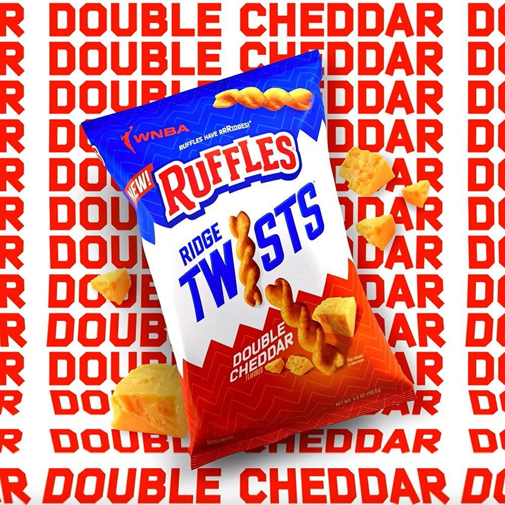 Ruffles Ridge Twists Double Cheddar, 1.75 Oz