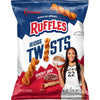 Ruffles Ridge Twists Snack Chips, Smoky BBQ, 1.75 Oz