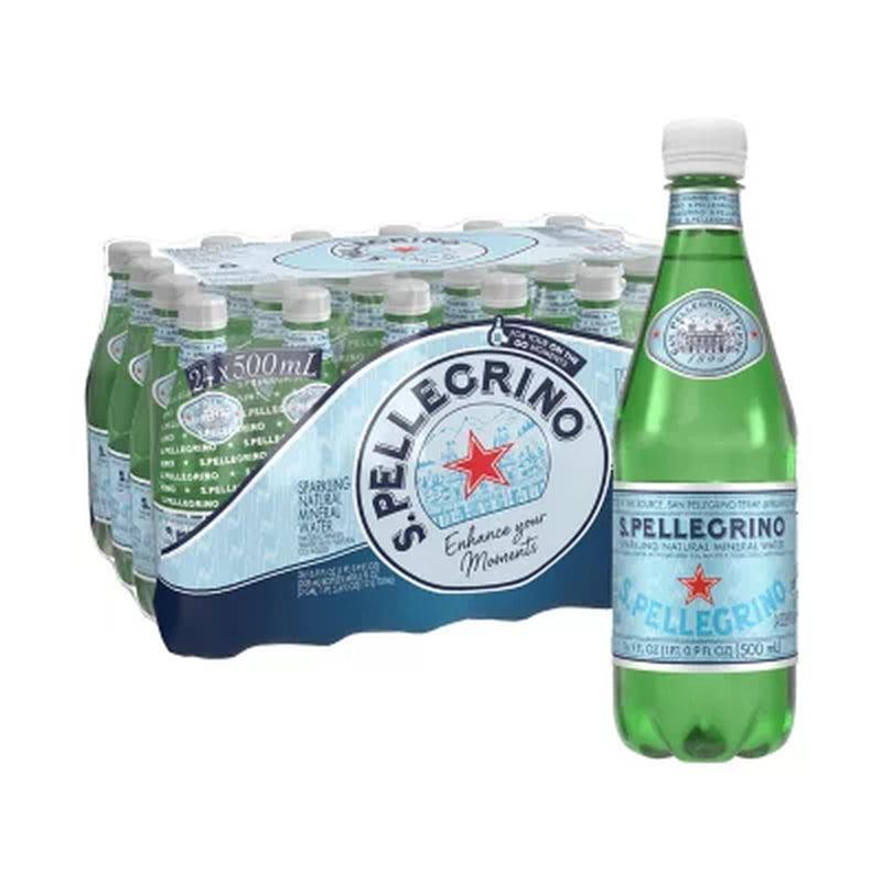 S.Pellegrino Sparkling Natural Mineral Water (16.9 Fl. Oz., 24 Pk.)