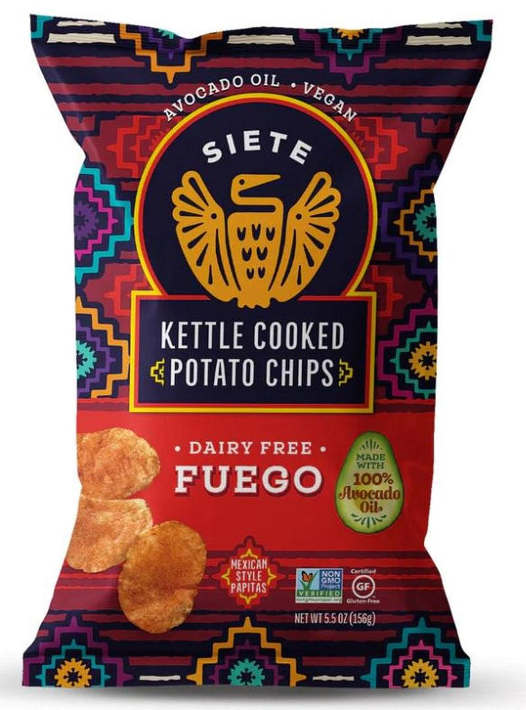 s Potato Chips, Grain Free, Fuego Flavor, 5.5 Oz. Bag