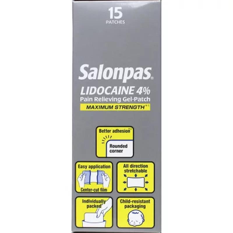 Salonpas Lidocaine Gel-Patch (15 Ct.)