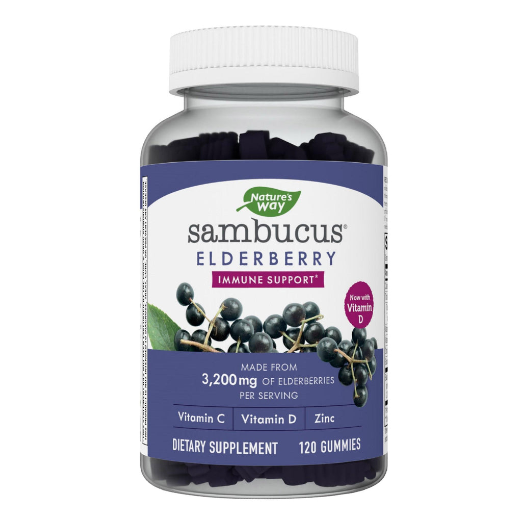 Sambucus Elderberry with Vitamin C and Zinc, 120 Gummies