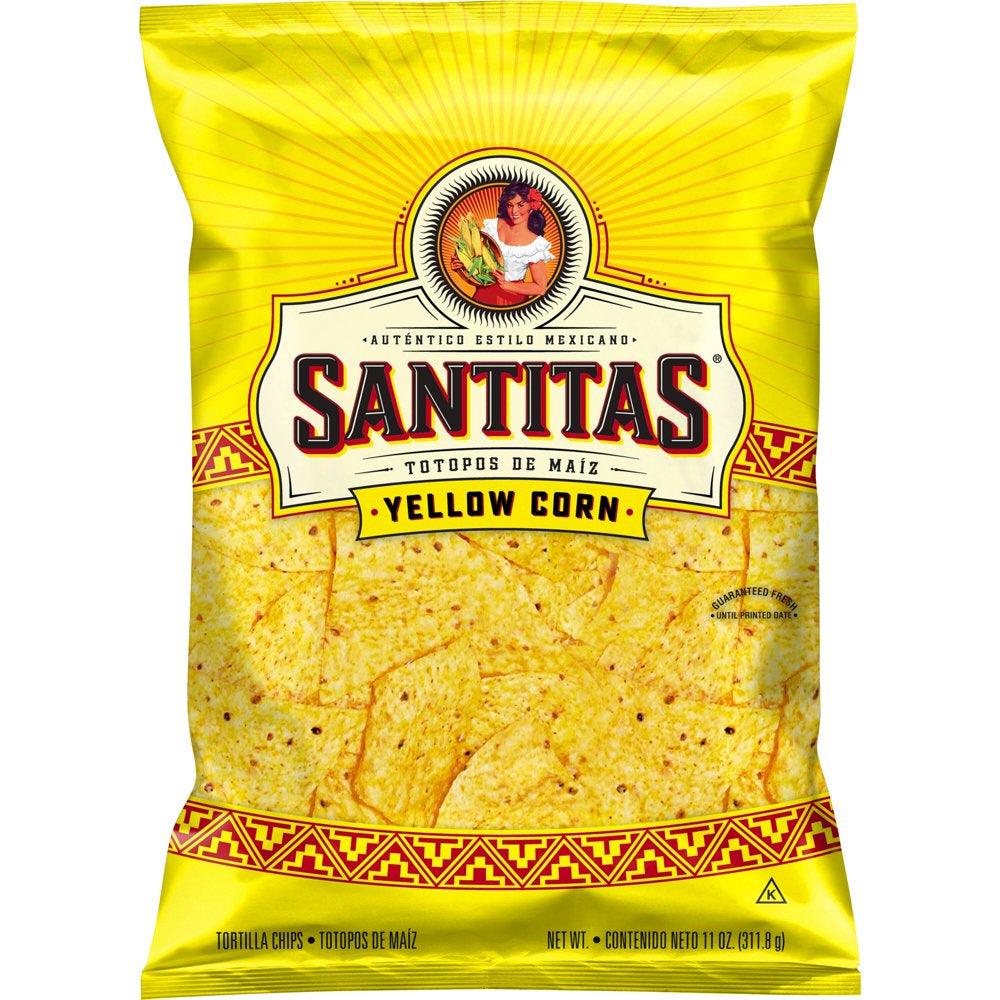 Santitas Tortilla Chips Blended Corn, 11 Oz