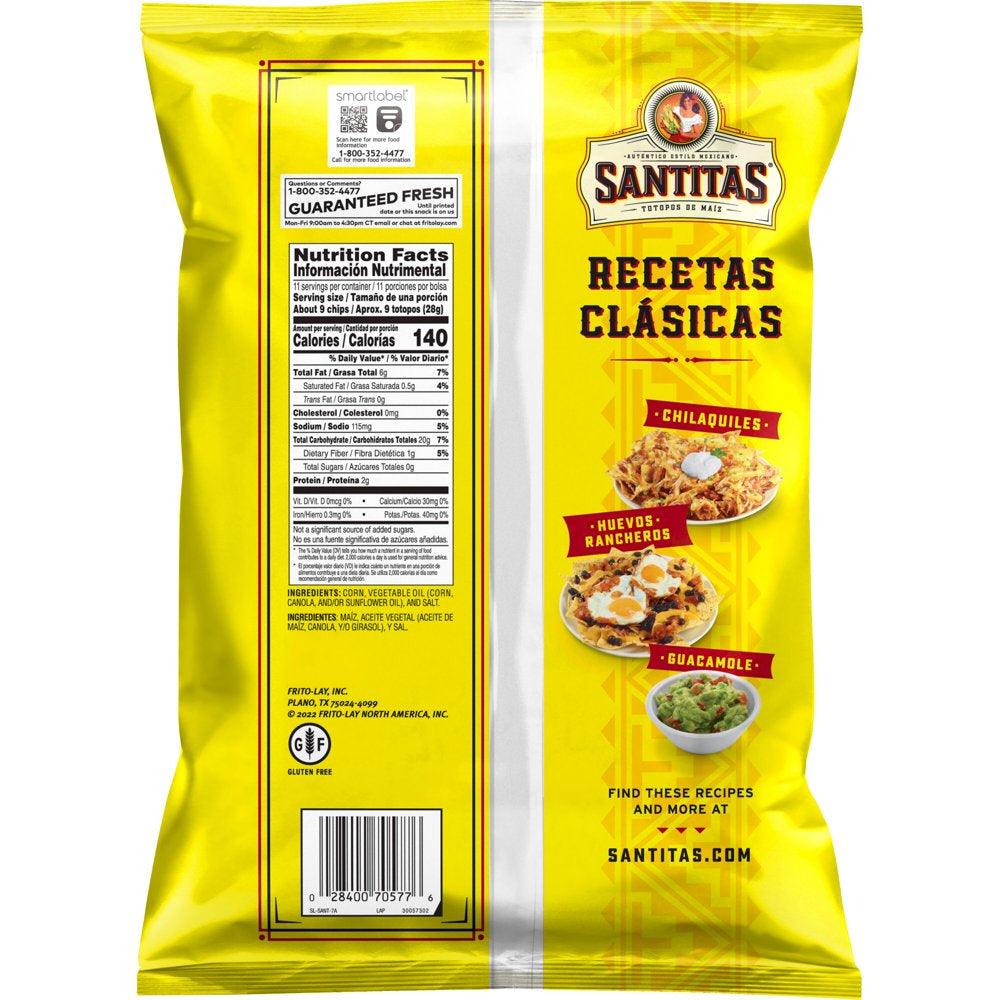 Santitas Tortilla Chips Blended Corn, 11 Oz