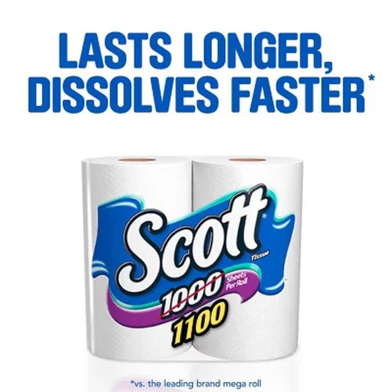 Scott 1100 1-Ply Toilet Paper (1100 Sheets/Roll, 36 Rolls)