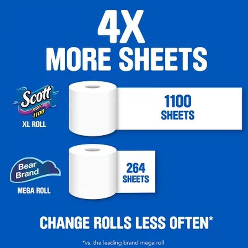 Scott 1100 1-Ply Toilet Paper (1100 Sheets/Roll, 36 Rolls)