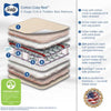 Sealy Baby Cotton Cozy Rest 2-Stage Crib and Toddler Bed Mattress