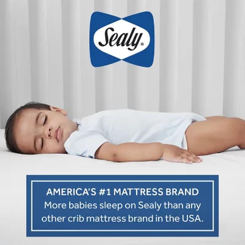 Sealy Nature Couture Cotton Bliss 2-Stage Infant/Toddler Crib Mattress with Organic Cotton Cover