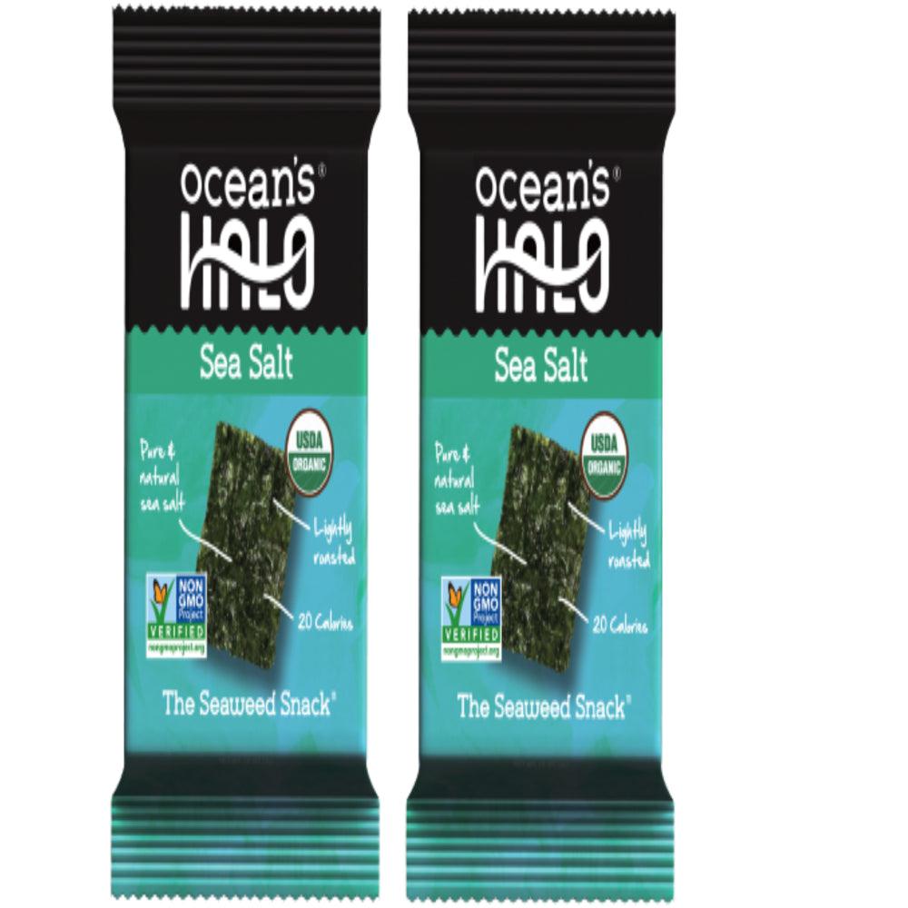 , Seaweed Snack, Sea Salt Organic , Vegan, Gluten-Free, 2Pk