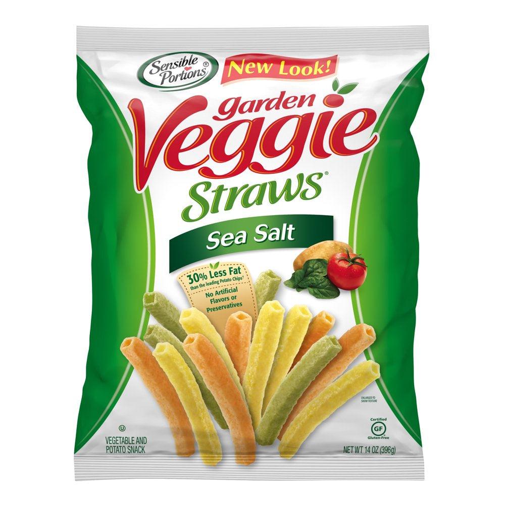 Sensible Portions Gluten-Free Sea Salt Garden Veggie Straws, 14 Oz