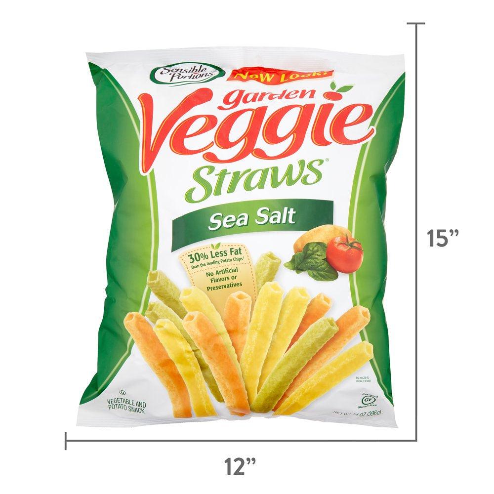 Sensible Portions Gluten-Free Sea Salt Garden Veggie Straws, 14 Oz