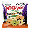 Sensible Portions Vegan Ghosts & Bats Sea Salt Garden Veggie Snack Chips, 0.5 Oz, 12 Count