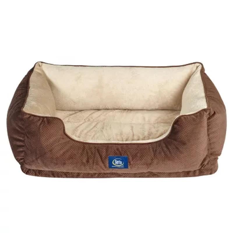 Serta Perfect Sleeper Orthopedic Cuddler Pet Bed, 34" X 24" (Choose Your Color)