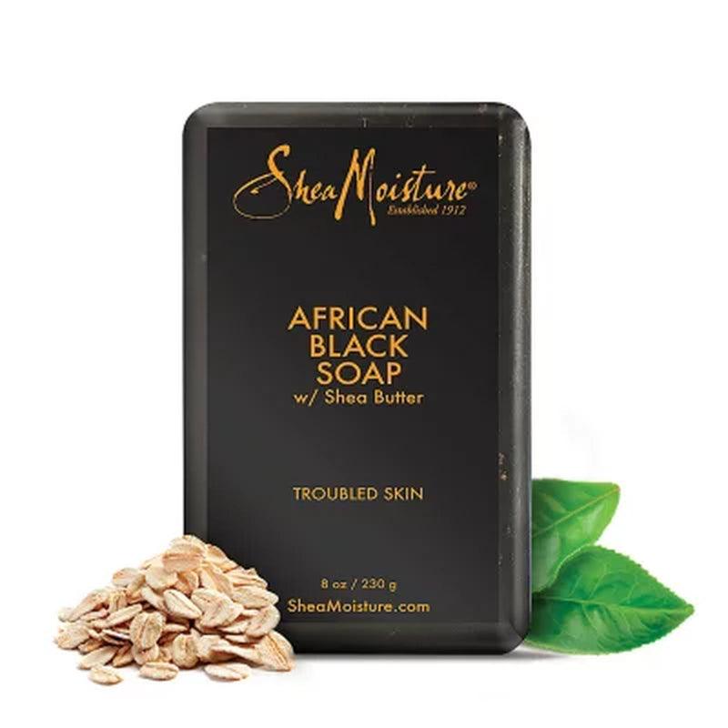 Shea Moisture African Black Soap with Shea Butter (8 Oz., 4 Pk.)