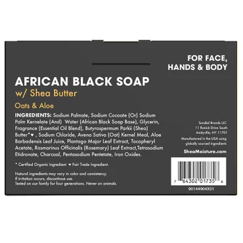 Shea Moisture African Black Soap with Shea Butter (8 Oz., 4 Pk.)