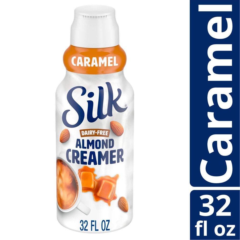 Silk Dairy Free, Gluten Free, Caramel Almond Creamer, 32 Fl Oz Carton