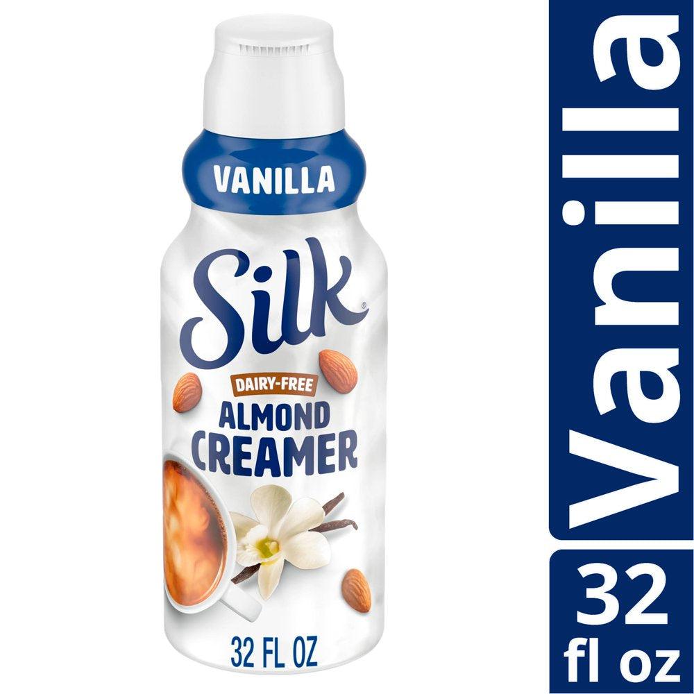 Silk Dairy Free, Gluten Free, Vanilla Almond Creamer, 32 Fl Oz Carton