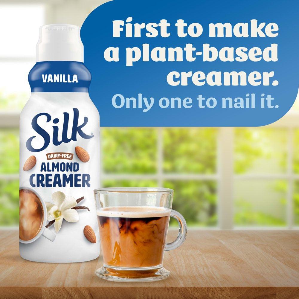 Silk Dairy Free, Gluten Free, Vanilla Almond Creamer, 32 Fl Oz Carton