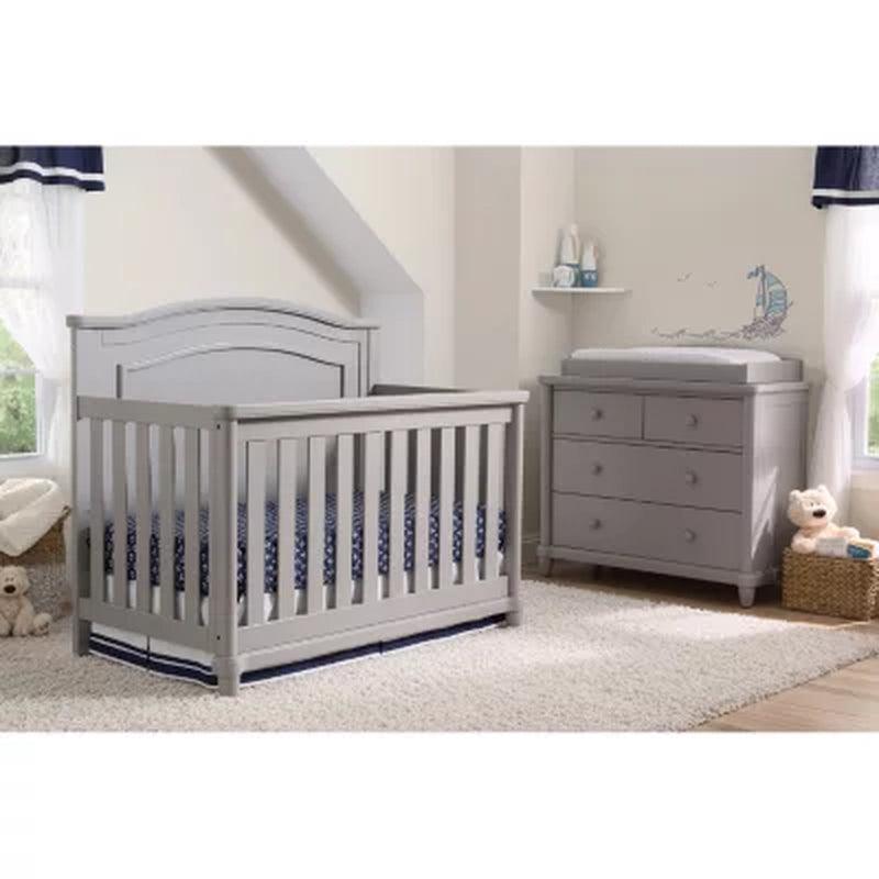 Simmons Kids Belmont All-In One Convertible Crib & Rail Kit (Choose Your Color)