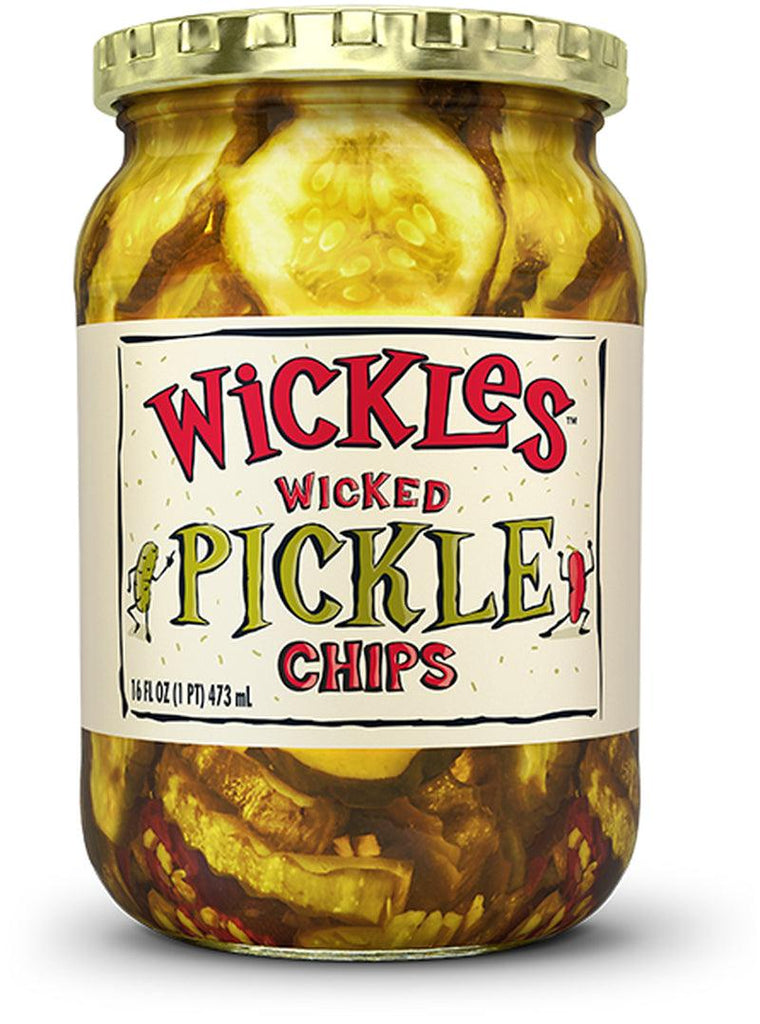 Sims Foods Wickles Pickle Chips, 16 Oz