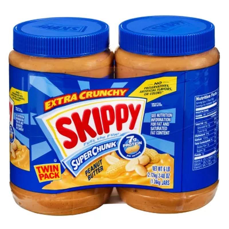 Skippy Super Chunk Peanut Butter (48 Oz., 2 Pk.)