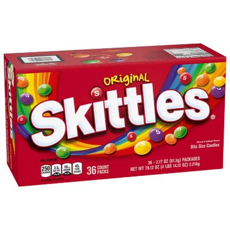 Skittles Original Full Size Fruity Chewy Candy (2.17 Oz., 36 Ct.)