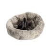 Sleepy Pet Quilted Slumber Oval round Cuddler, 22" X 22" (Choose Your Color)