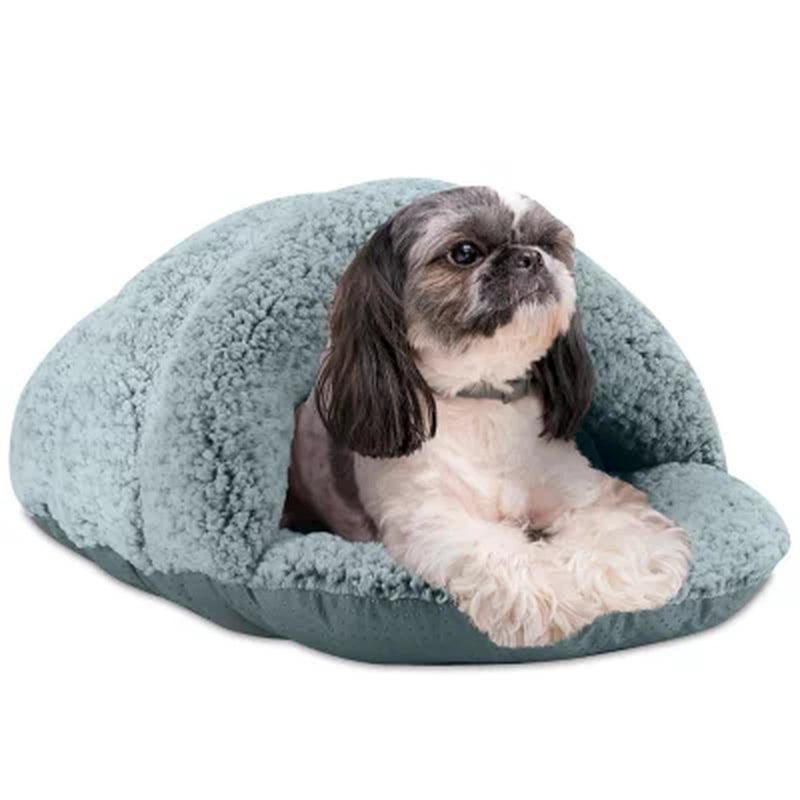 Sleepy Pet Slipper Oval round Cuddler Pet Bed (Choose Your Size and Color)