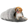 Sleepy Pet Slipper Oval round Cuddler Pet Bed (Choose Your Size and Color)