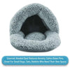 Sleepy Pet Slipper Oval round Cuddler Pet Bed (Choose Your Size and Color)