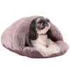 Sleepy Pet Slipper Oval round Cuddler Pet Bed (Choose Your Size and Color)