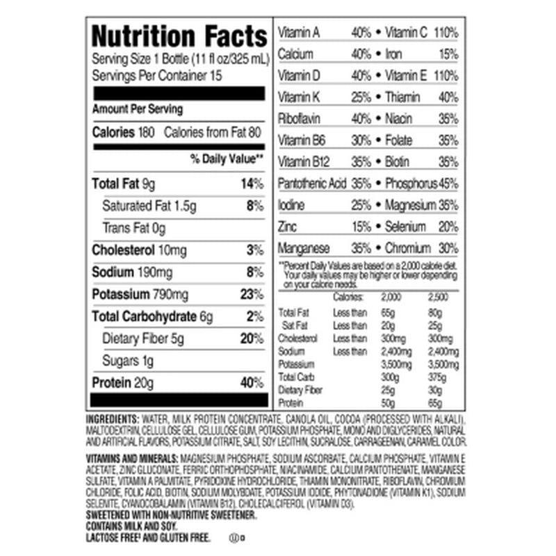 Slimfast High Protein Advanced Creamy Chocolate High Protein Ready to Drink Meal Replacement Shakes (11 Fl. Oz., 15 Pk.)