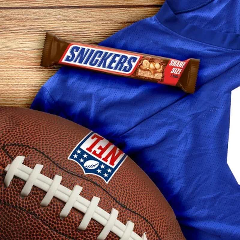 Snickers Chocolate Candy Bars Share Size Bulk Pack (3.29 Oz., 24 Ct.)