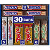 Snickers, Twix and More Assorted Chocolate Candy Bars Bulk Variety Pack (30 Ct.)