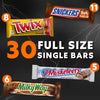 Snickers, Twix and More Assorted Chocolate Candy Bars Bulk Variety Pack (30 Ct.)