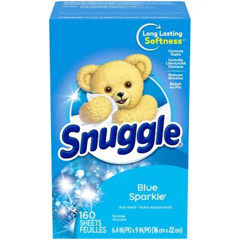 Snuggle Fabric Softener Dryer Sheets, Blue Sparkle (320 Ct.)