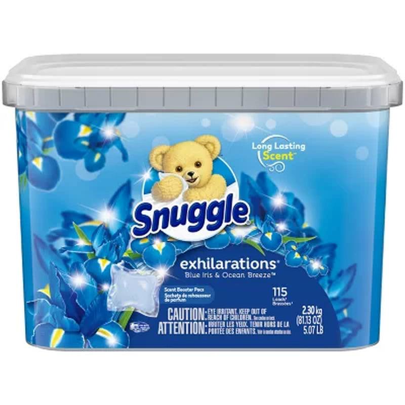 Snuggle Scent Boosters Pacs, Blue Iris & Ocean Breeze (115 Ct.)