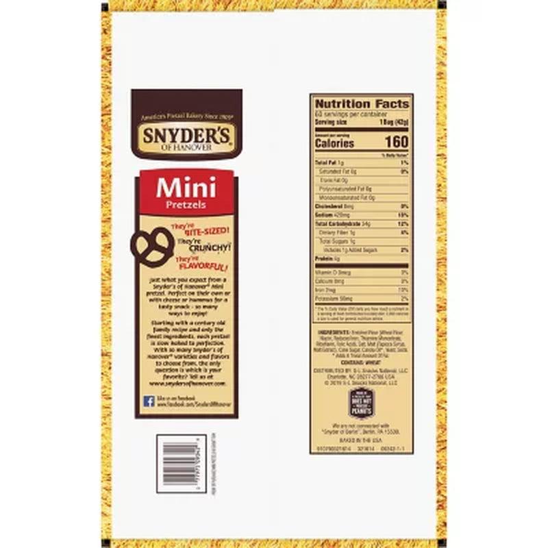 Snyder'S Mini Pretzels (1.5 Oz., 60 Ct.)