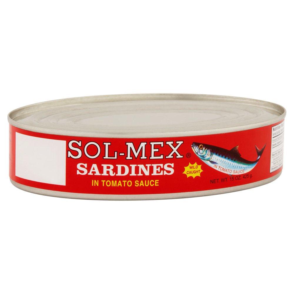 Sol-Mex Wild Caught Sardines in Tomato Sauce, 15 Oz