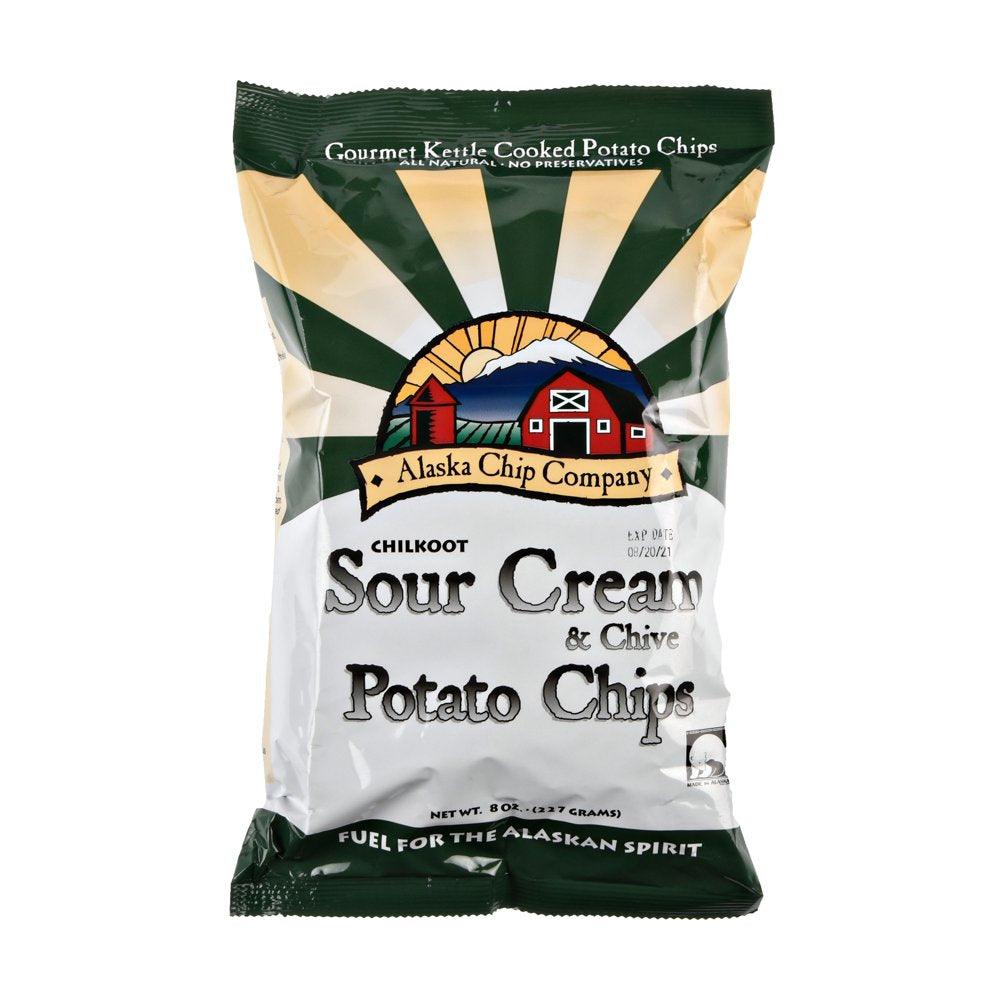 Sour Cream & Chive Potato Chips, 8 Oz