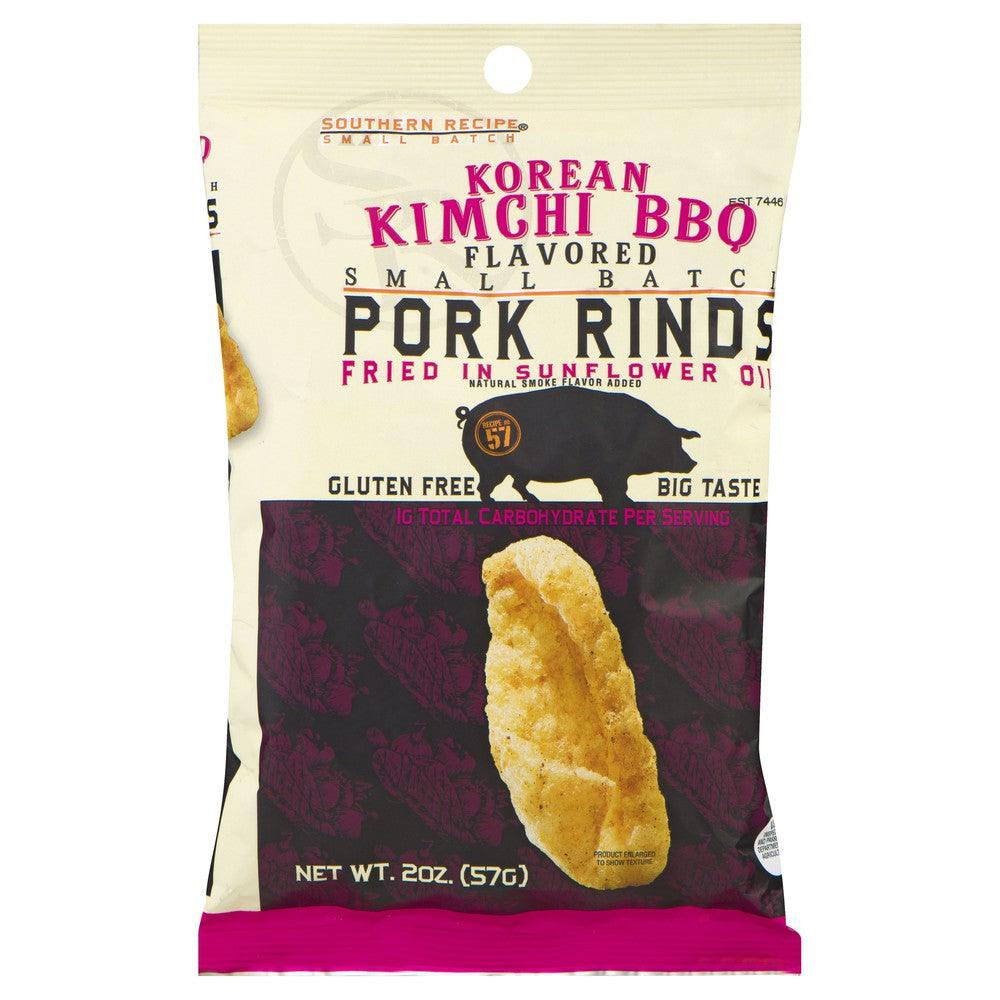 Southern Recipe Small Batch Gluten Free Korean Kimchi BBQ Pork Rinds, 4 Oz [Pack of 6]