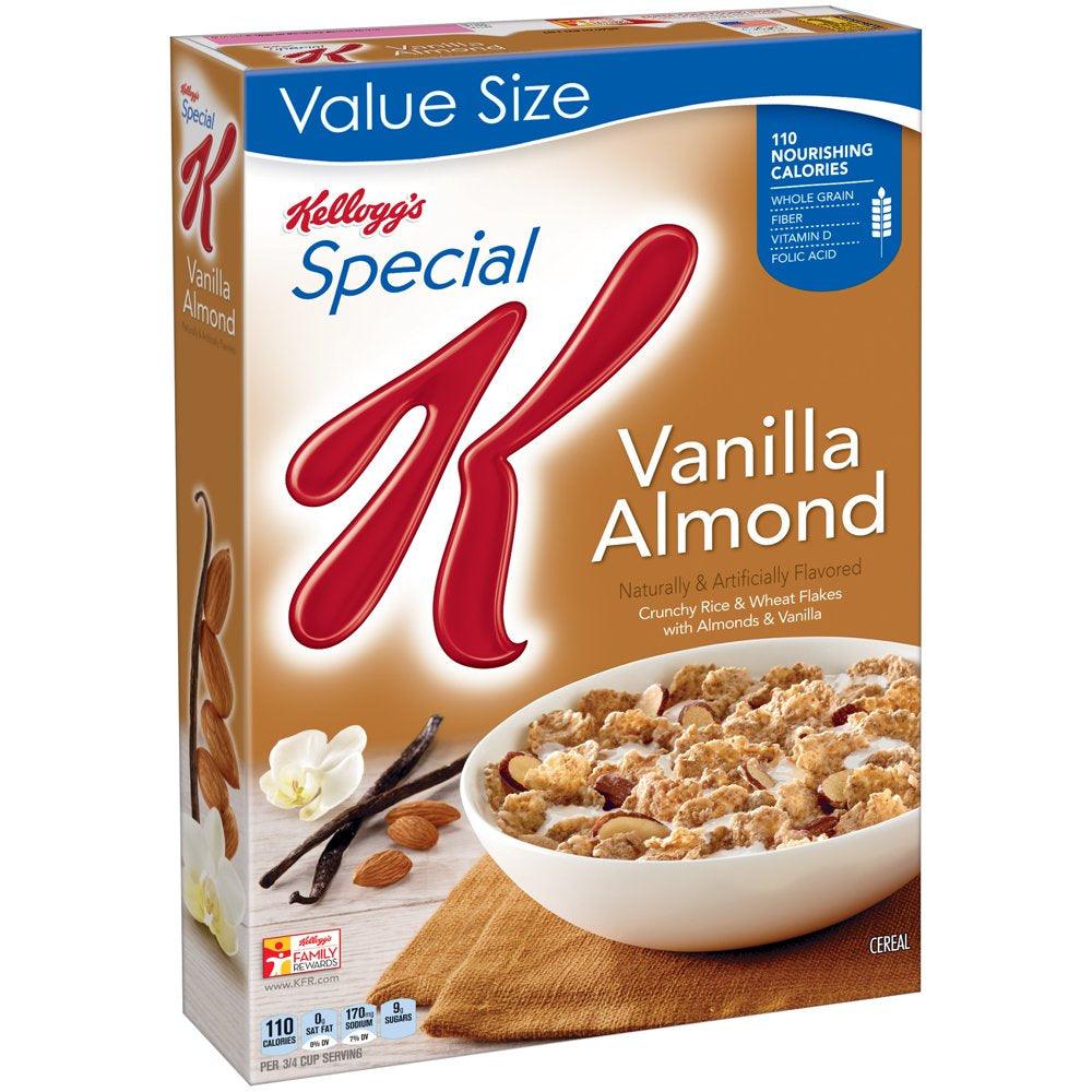 Special K, Vanilla Almond Cereal, 16.3 Ounce