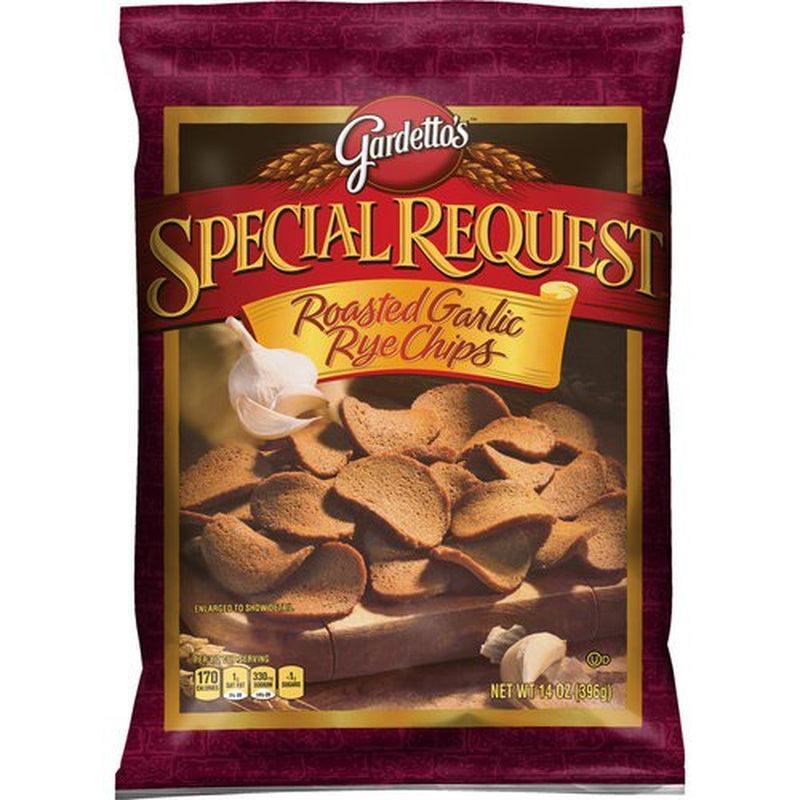 Special Request Rye Chips, Roasted Garlic, 14 Oz (Pack of 14)