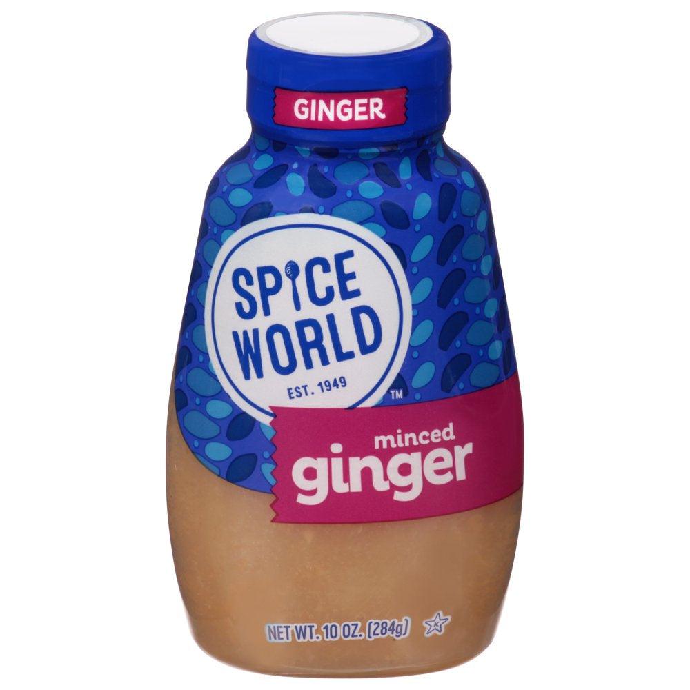 Spice World Squeezable Minced Ginger, 9.5 Oz