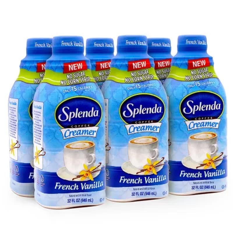 SPLENDA Coffee Creamer, French Vanilla (32 Oz., 6 Pk.)