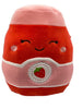 Squishmallows Janna the Strawberry Jam Jar 7.5" Plush Foodie Squad