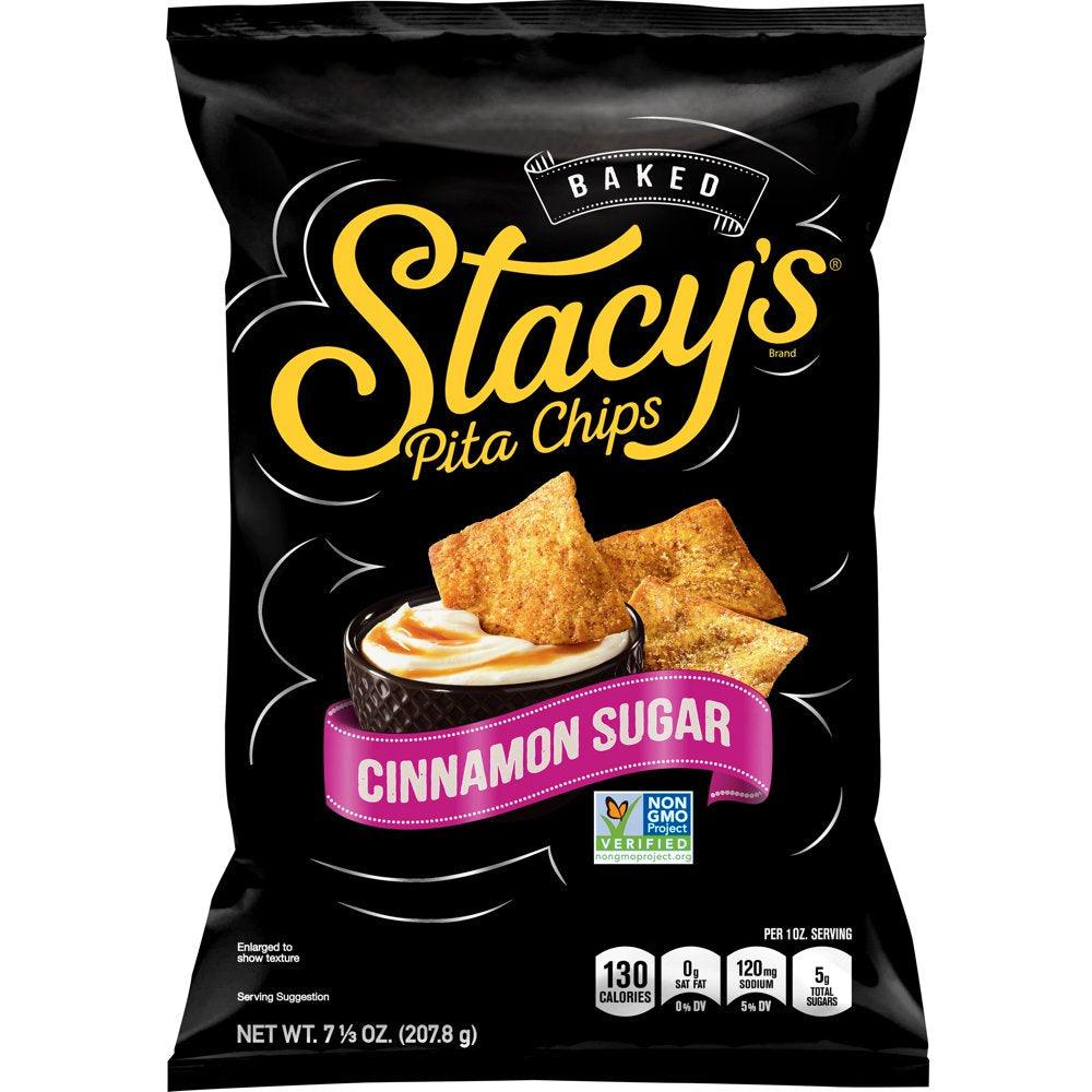 Stacy'S Pita Chips, Cinnamon Sugar, 7.33 Oz Bag